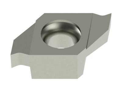 Carbide Grooving Insert for Aluminium, Copper Alloys, Plastics, Stainless Steel and Special Alloys